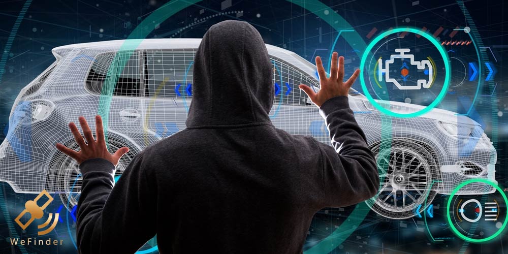 تاثیر حملات سایبری بر عملکرد ردیابهای خودرو